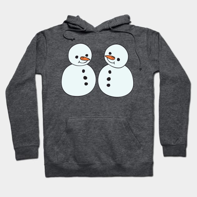 Snowman friends Hoodie by MegMarchiando